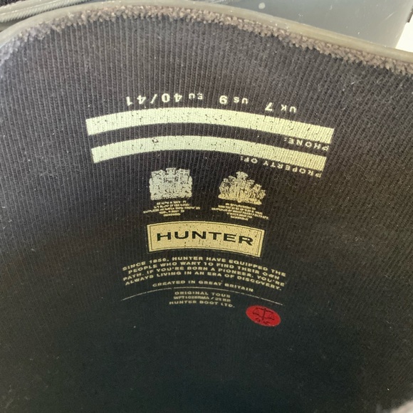 Hunter Matte Black Tall Boots | Size 9 - Picture 10 of 11